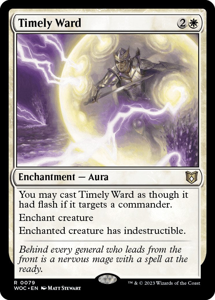 Timely Ward [Wilds of Eldraine Commander] | Good Games North