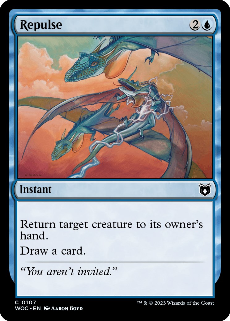 Repulse [Wilds of Eldraine Commander] | Good Games North