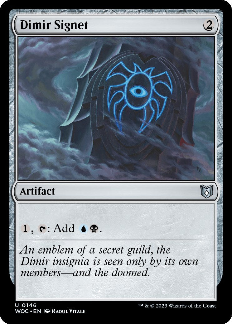 Dimir Signet [Wilds of Eldraine Commander] | Good Games North