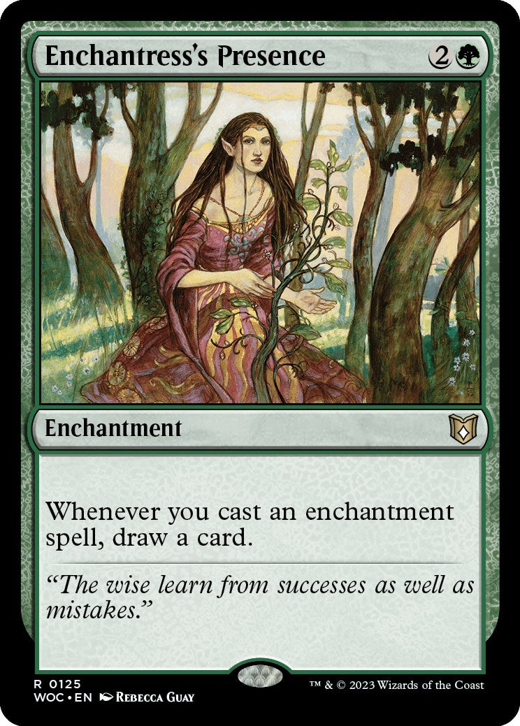 Enchantress's Presence [Wilds of Eldraine Commander] | Good Games North