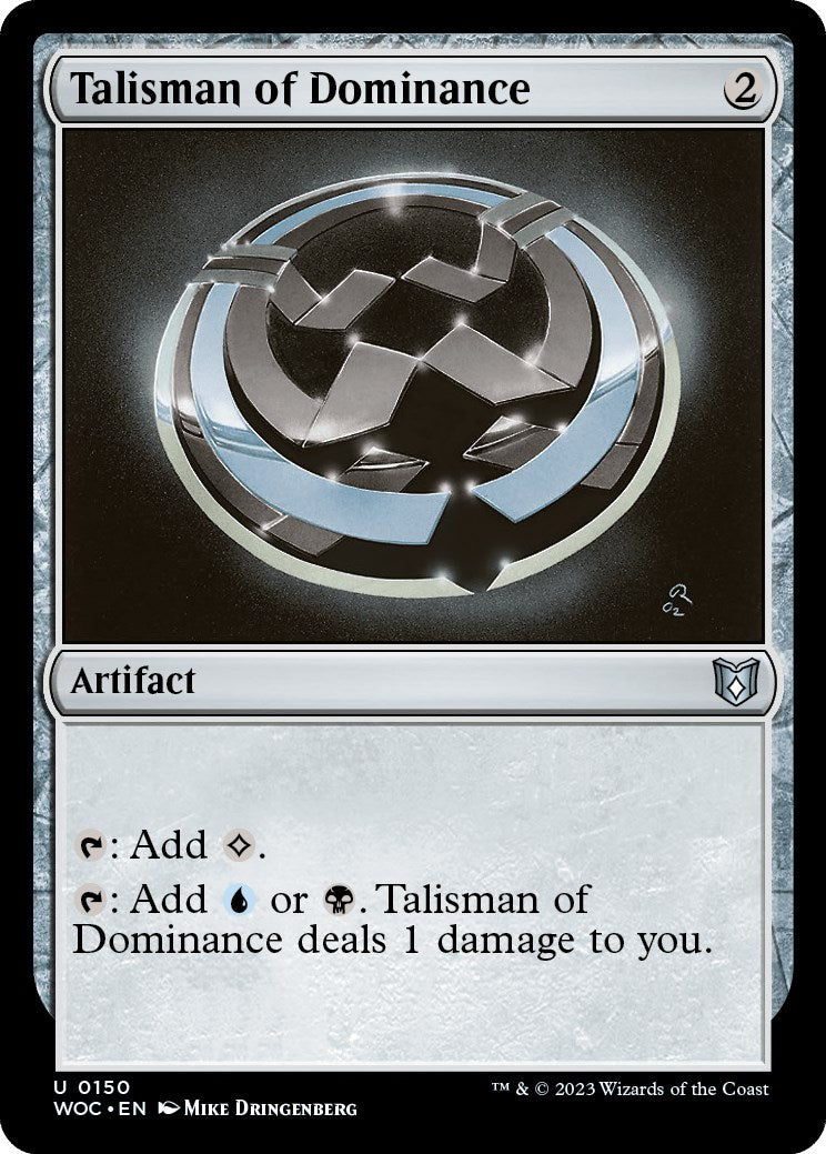Talisman of Dominance [Wilds of Eldraine Commander] | Good Games North
