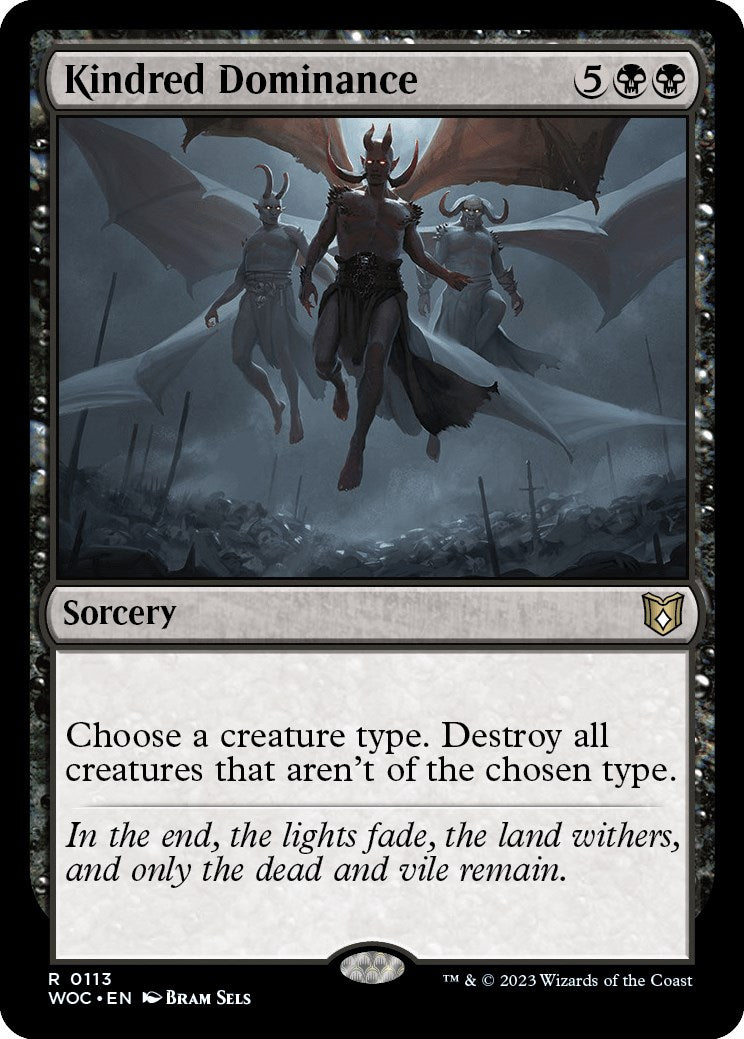 Kindred Dominance [Wilds of Eldraine Commander] | Good Games North