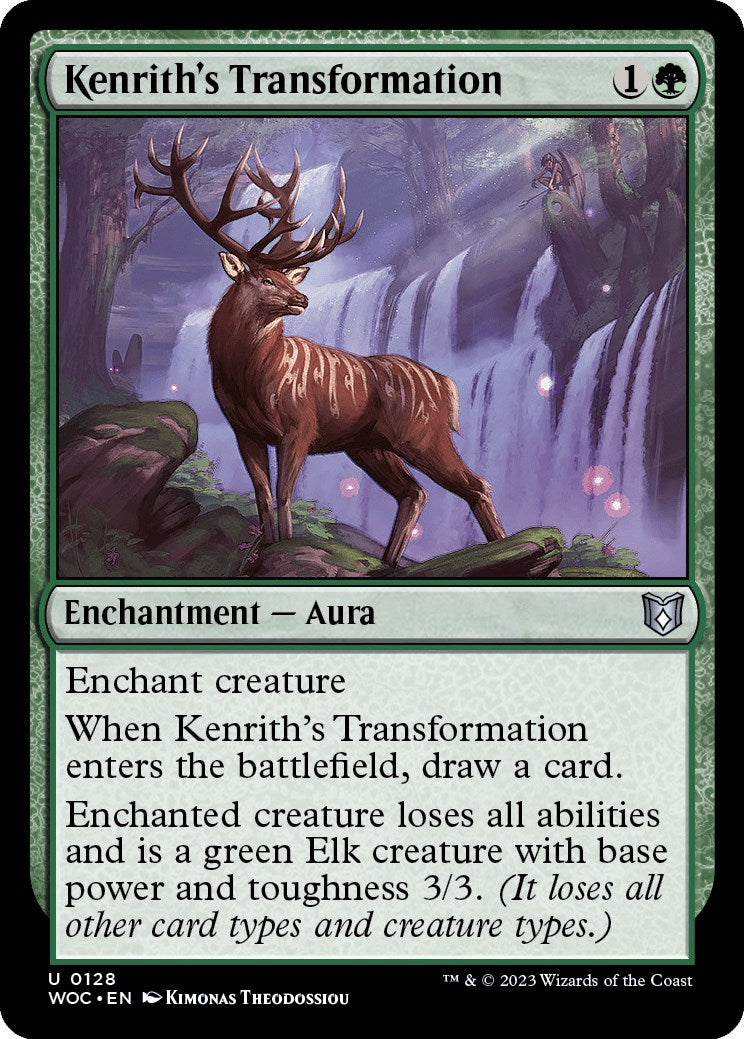 Kenrith's Transformation [Wilds of Eldraine Commander] | Good Games North