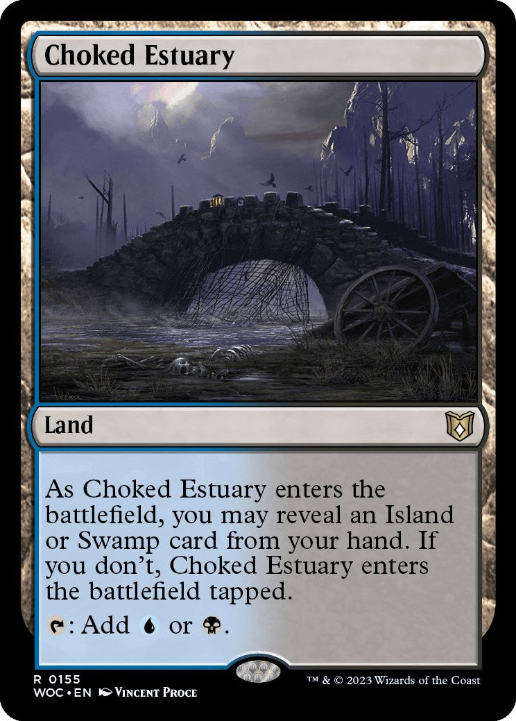 Choked Estuary [Wilds of Eldraine Commander] | Good Games North