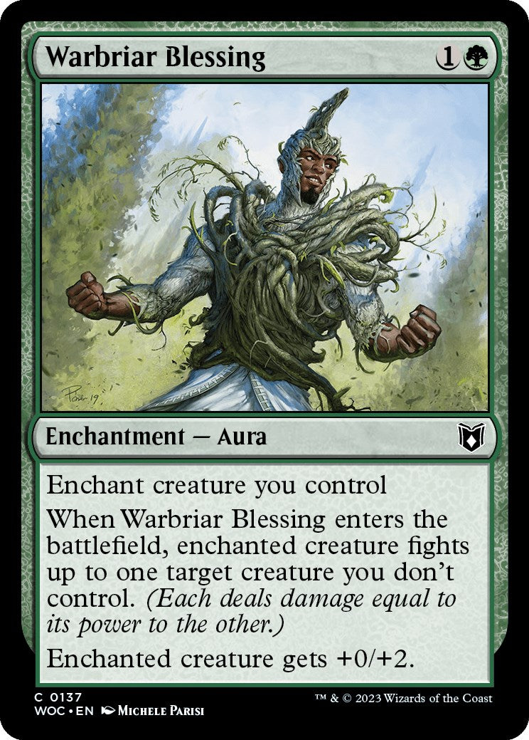 Warbriar Blessing [Wilds of Eldraine Commander] | Good Games North