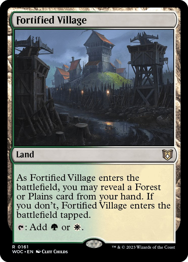 Fortified Village [Wilds of Eldraine Commander] | Good Games North