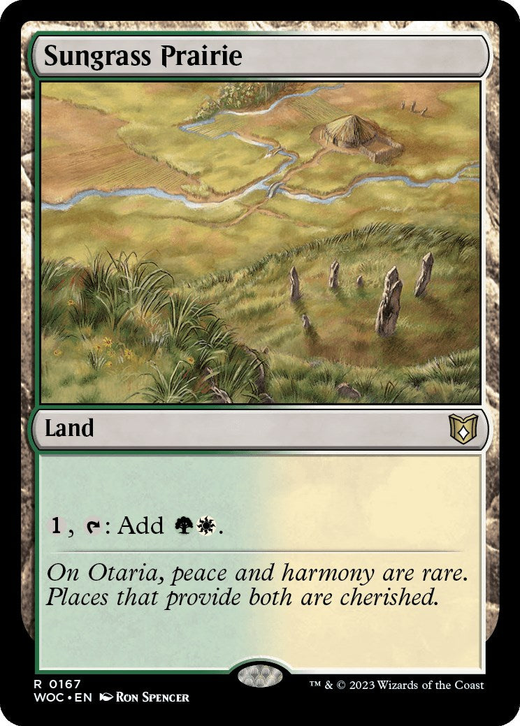 Sungrass Prairie [Wilds of Eldraine Commander] | Good Games North