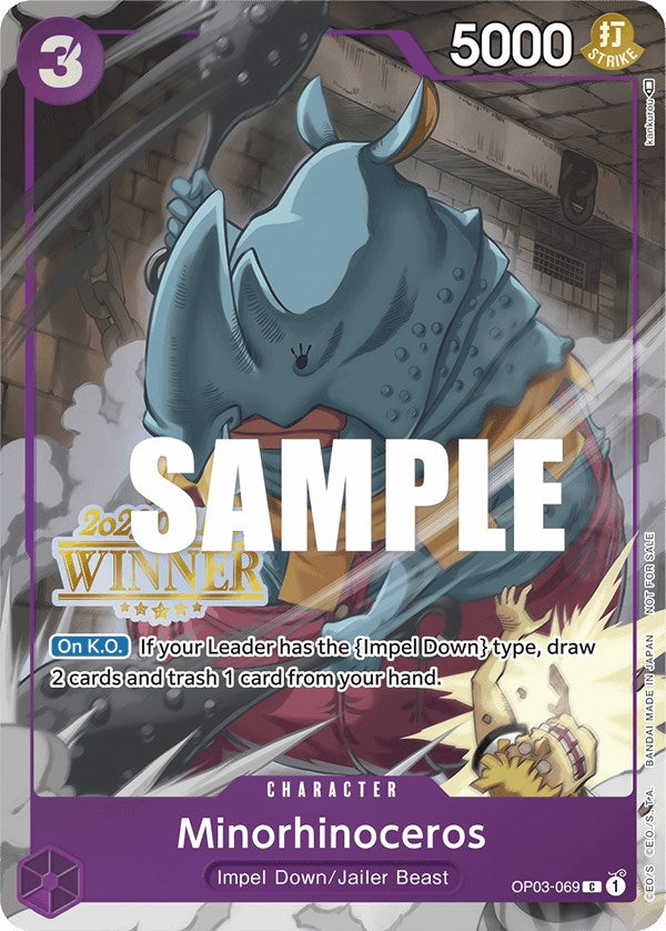 Minorhinoceros (Online Regional 2023) [Winner] [One Piece Promotion Cards] | Good Games North