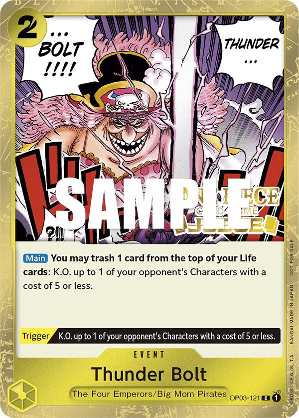 Thunder Bolt (Judge Pack Vol. 2) [One Piece Promotion Cards] | Good Games North