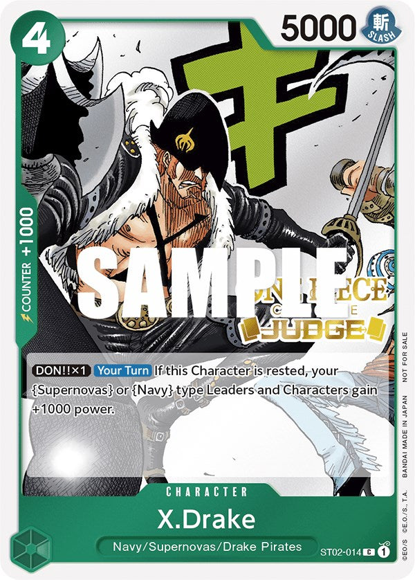 X.Drake (Judge Pack Vol. 2) [One Piece Promotion Cards] | Good Games North