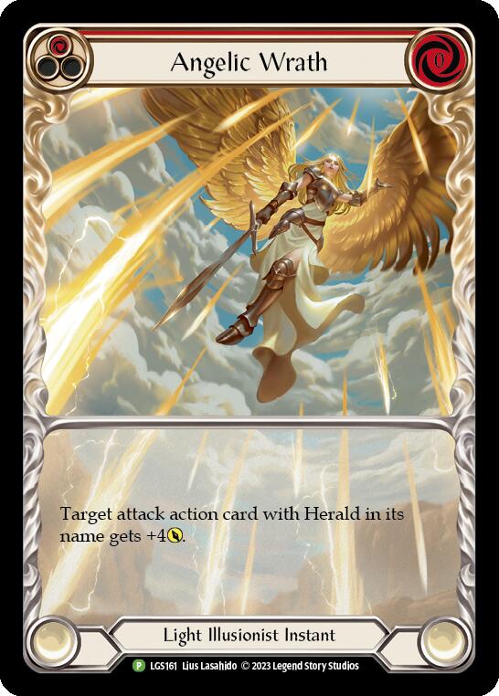 Angelic Wrath (Red) [LGS161] (Promo)  Rainbow Foil | Good Games North