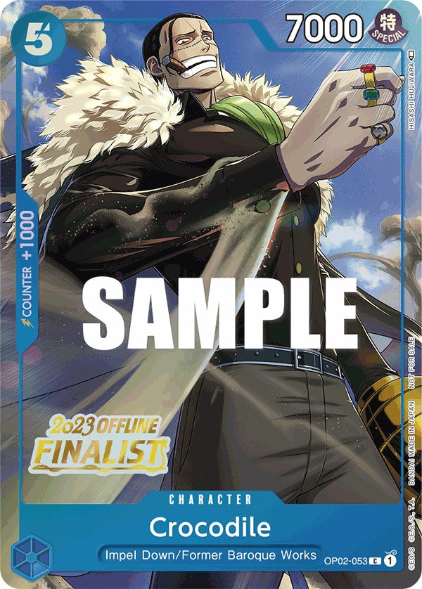 Crocodile (Offline Regional 2023) [Finalist] [One Piece Promotion Cards] | Good Games North