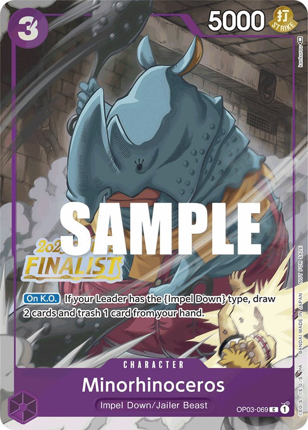 Minorhinoceros (Offline Regional 2023) [Finalist] [One Piece Promotion Cards] | Good Games North