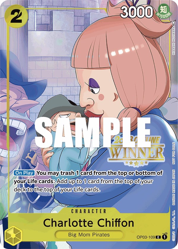Charlotte Chiffon (Offline Regional 2023) [Winner] [One Piece Promotion Cards] | Good Games North