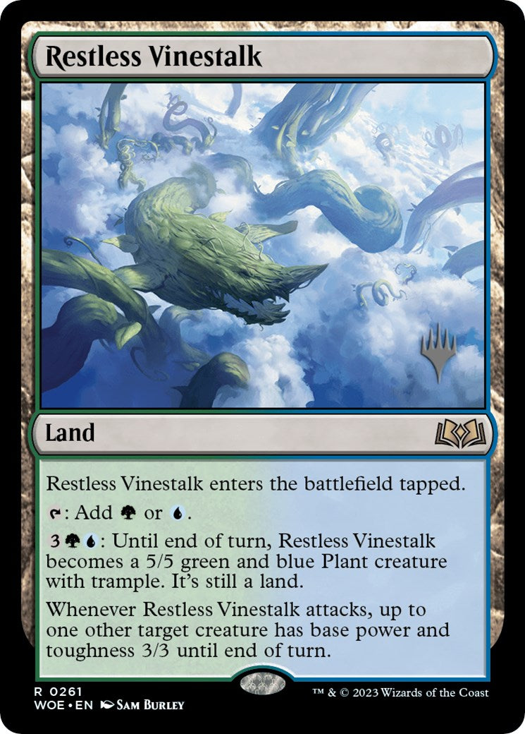 Restless Vinestalk (Promo Pack) [Wilds of Eldraine Promos] | Good Games North