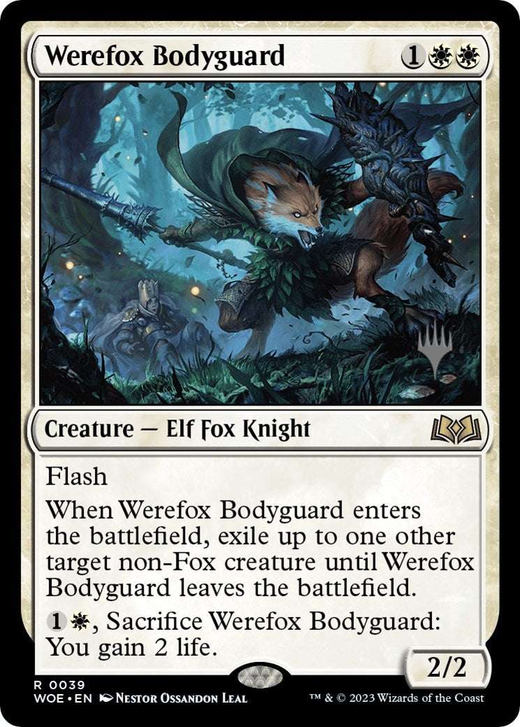 Werefox Bodyguard (Promo Pack) [Wilds of Eldraine Promos] | Good Games North