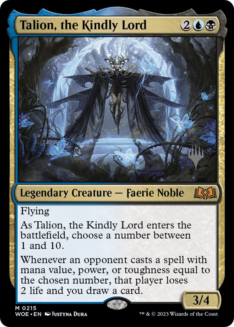 Talion, the Kindly Lord (Promo Pack) [Wilds of Eldraine Promos] | Good Games North