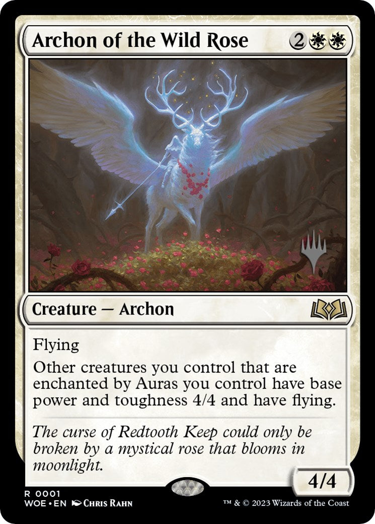 Archon of the Wild Rose (Promo Pack) [Wilds of Eldraine Promos] | Good Games North