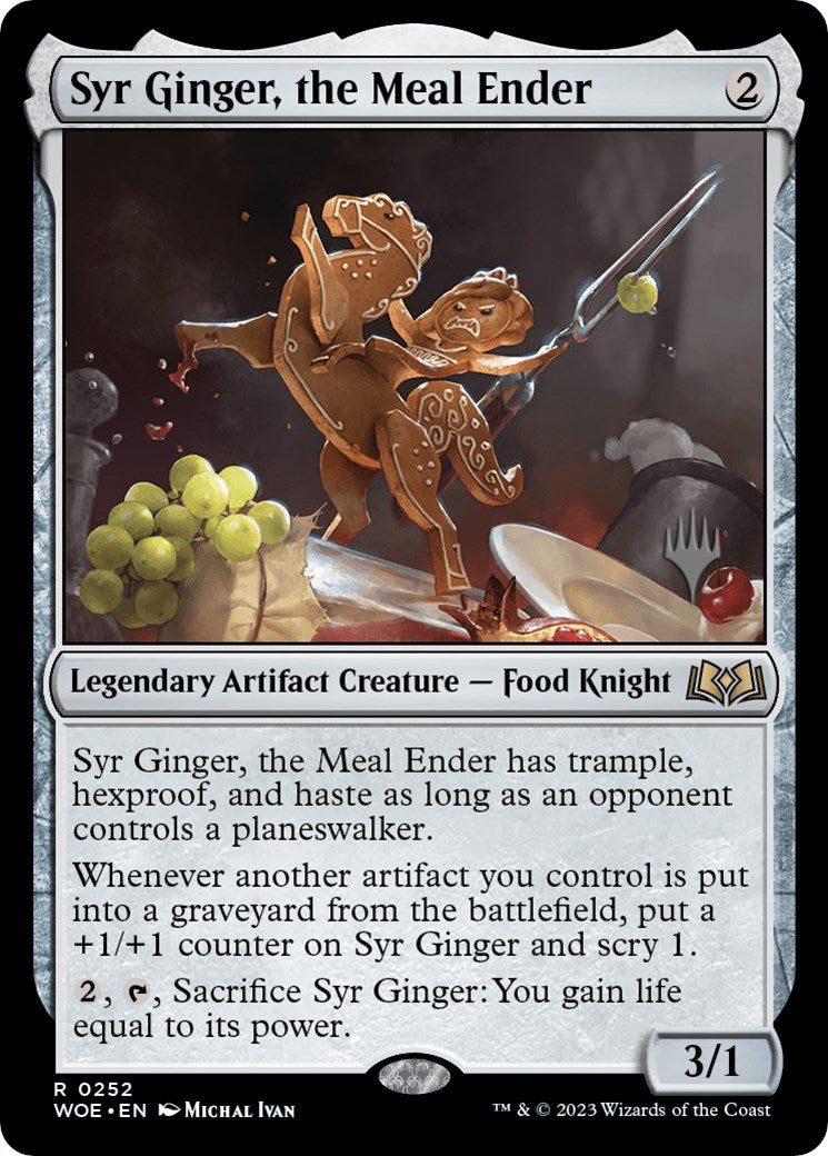 Syr Ginger, the Meal Ender (Promo Pack) [Wilds of Eldraine Promos] | Good Games North