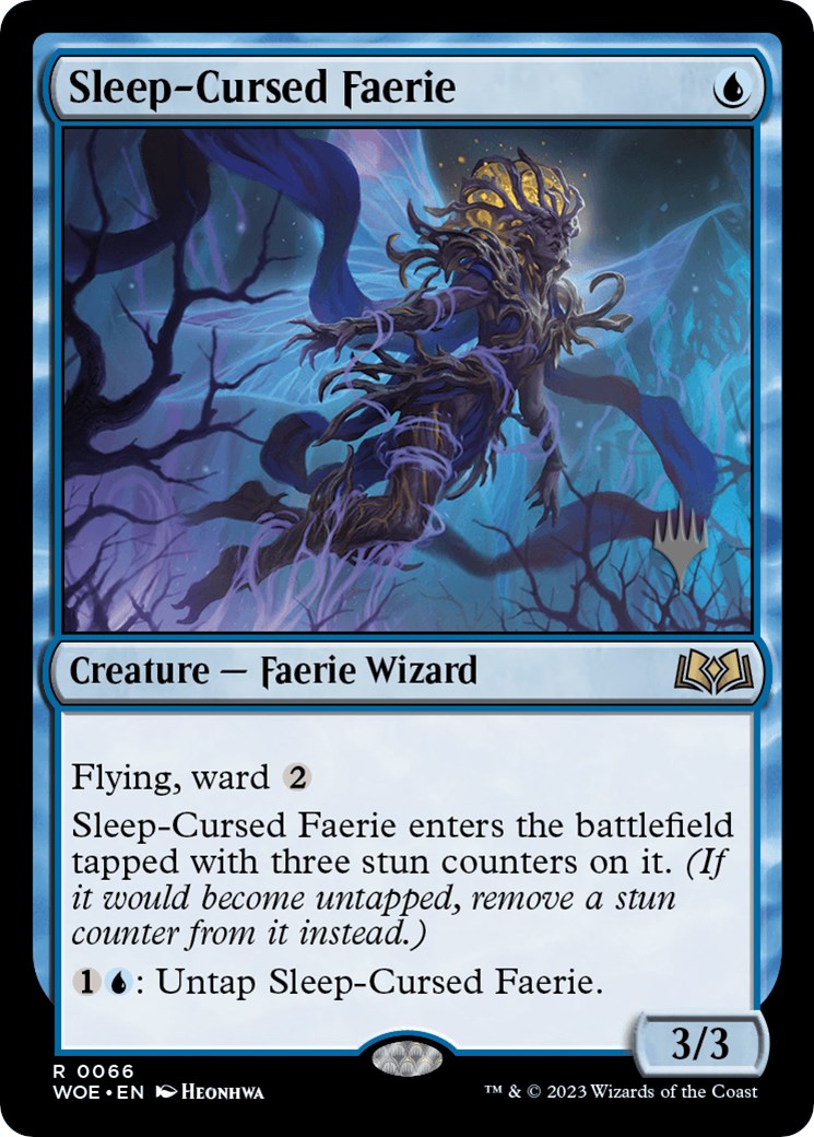 Sleep-Cursed Faerie (Promo Pack) [Wilds of Eldraine Promos] | Good Games North