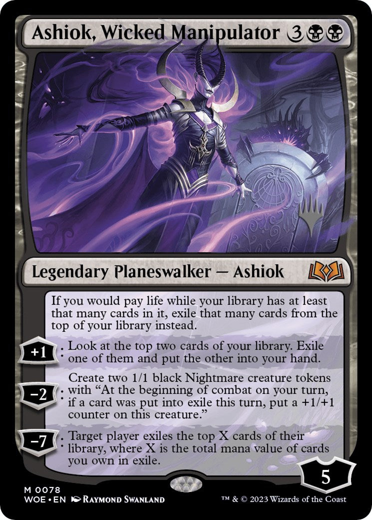 Ashiok, Wicked Manipulator (Promo Pack) [Wilds of Eldraine Promos] | Good Games North
