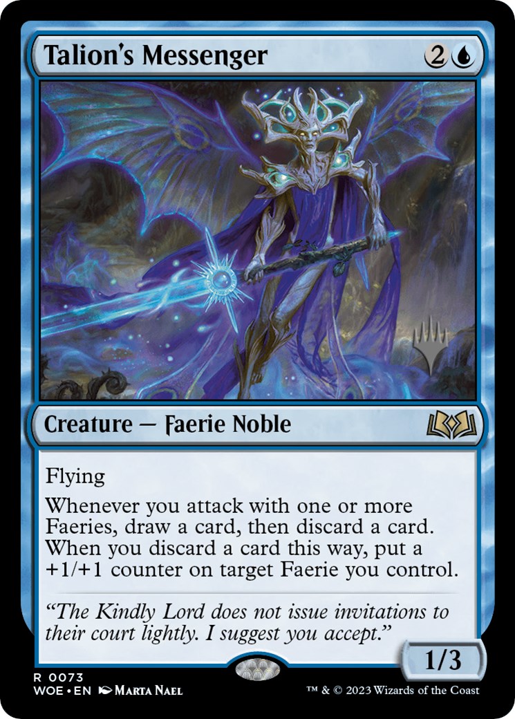 Talion's Messenger (Promo Pack) [Wilds of Eldraine Promos] | Good Games North