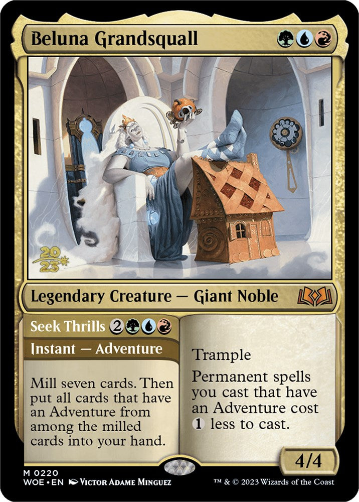 Beluna Grandsquall // Seek Thrills(Promo Pack) [Wilds of Eldraine Promos] | Good Games North