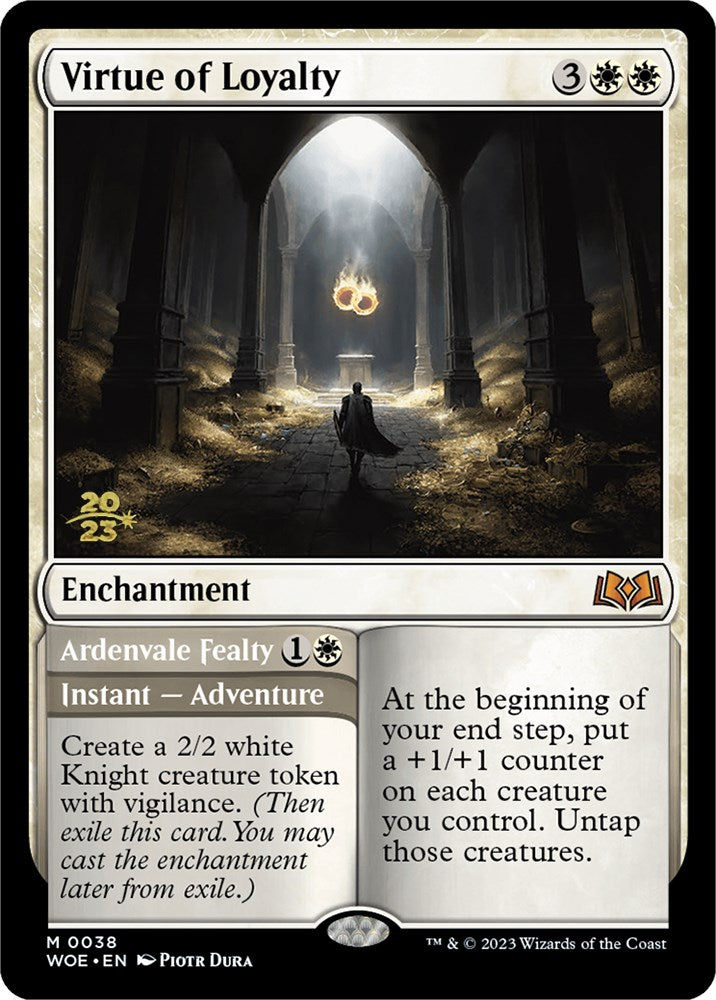 Virtue of Loyalty // Ardenvale Fealty (Promo Pack) [Wilds of Eldraine Promos] | Good Games North
