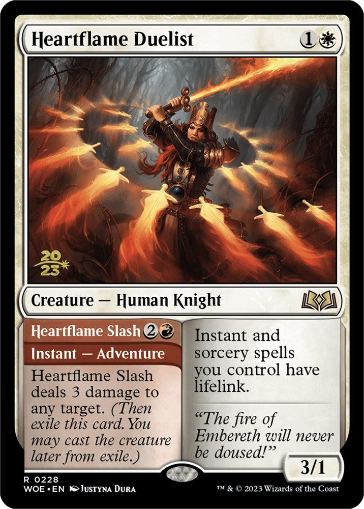 Heartflame Duelist // Heatflame Duelist (Promo Pack) [Wilds of Eldraine Promos] | Good Games North