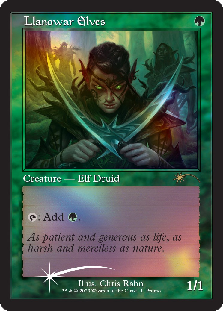 Llanowar Elves (Retro) [Media Promos] | Good Games North