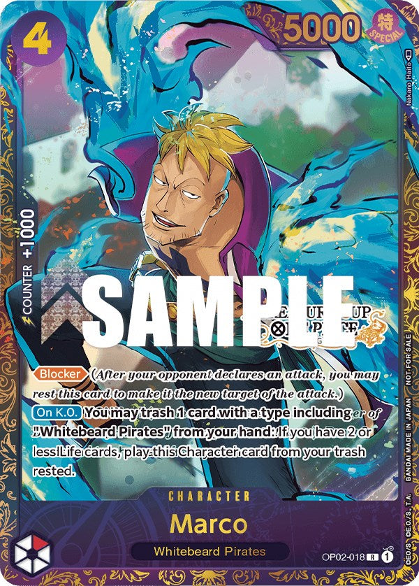 Marco (Treasure Cup) [One Piece Promotion Cards] | Good Games North