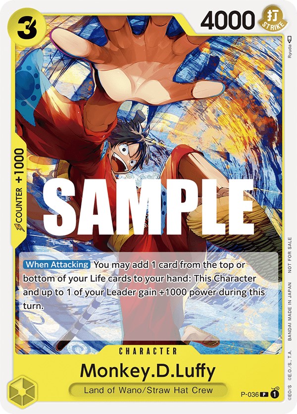 Monkey.D.Luffy (Pre-Release Tournament) [One Piece Promotion Cards] | Good Games North