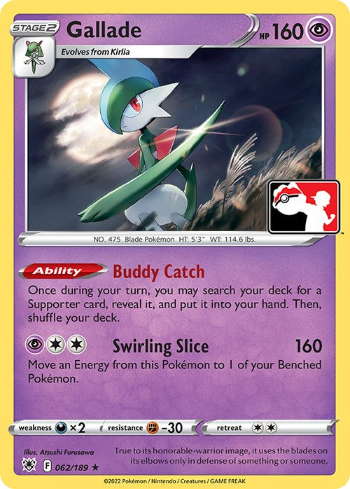 Gallade (062/189) [Prize Pack Series Three] | Good Games North