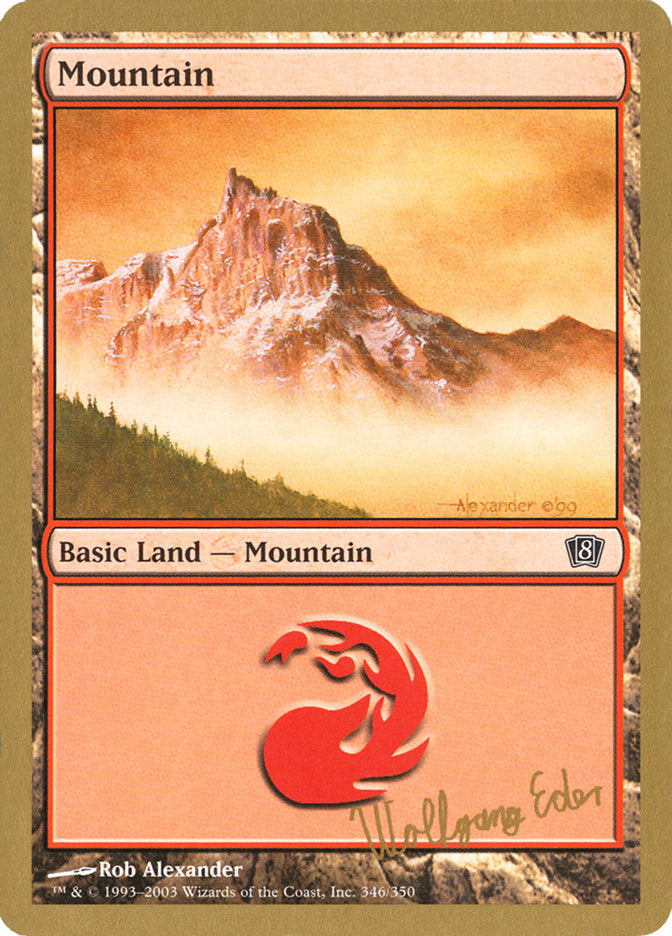 Mountain (we346) (Wolfgang Eder) [World Championship Decks 2003] | Good Games North
