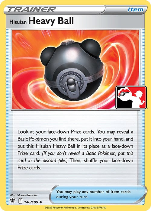 Hisuian Heavy Ball (146/189) [Prize Pack Series Three] | Good Games North