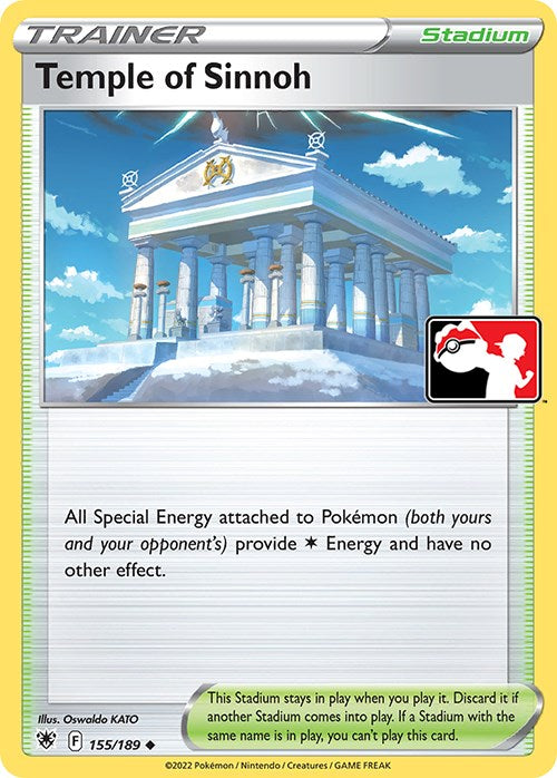 Temple of Sinnoh (155/189) [Prize Pack Series Three] | Good Games North