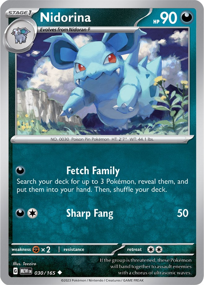 Nidorina (030/165) [Scarlet & Violet 151] | Good Games North