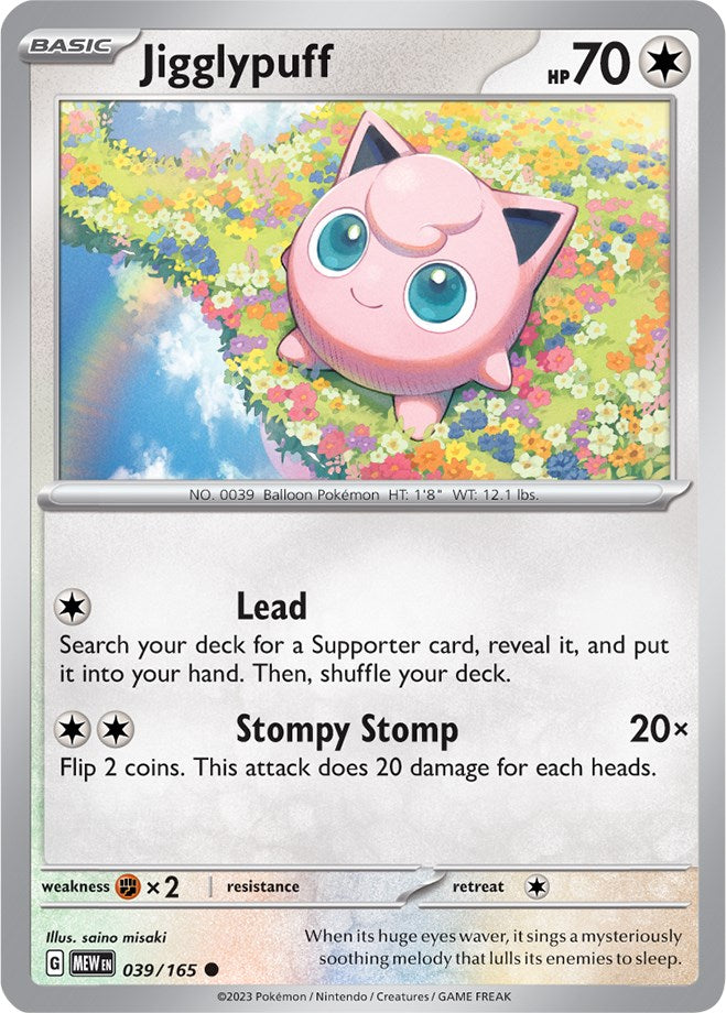 Jigglypuff (039/165) [Scarlet & Violet 151] | Good Games North
