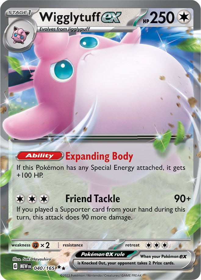 Wigglytuff ex (040/165) [Scarlet & Violet 151] | Good Games North