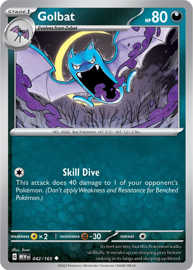 Golbat (042/165) [Scarlet & Violet 151] | Good Games North