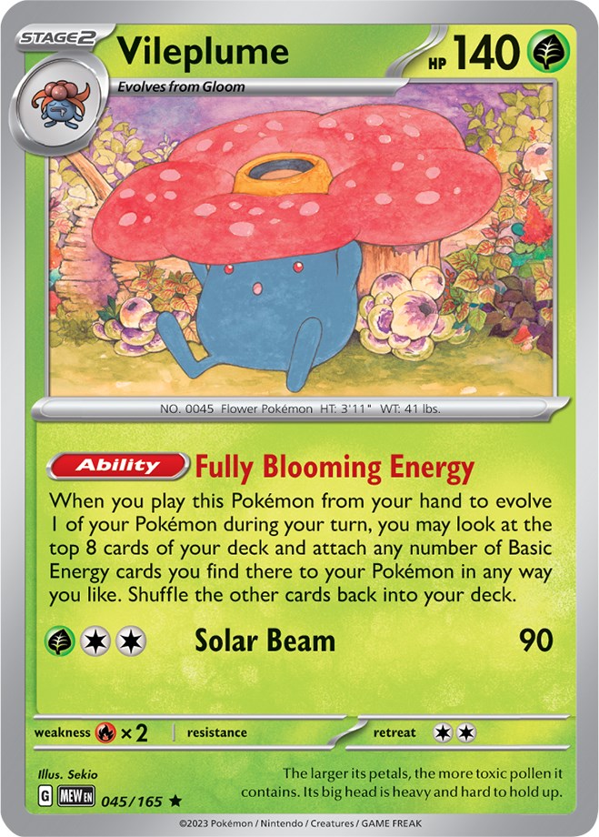Vileplume (045/165) [Scarlet & Violet 151] | Good Games North