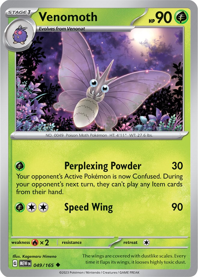 Venomoth (049/165) [Scarlet & Violet 151] | Good Games North