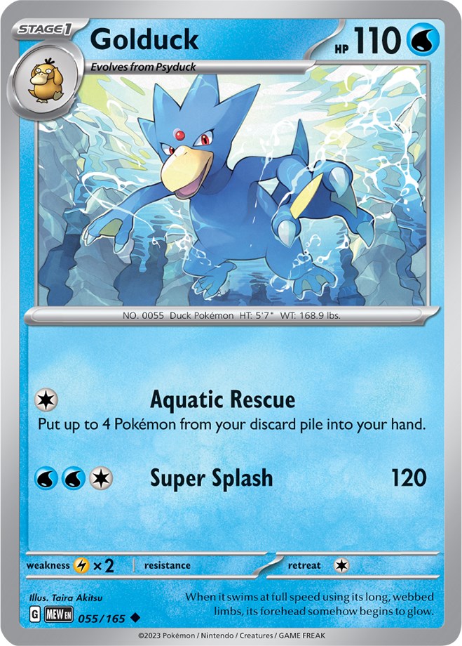 Golduck (055/165) [Scarlet & Violet 151] | Good Games North