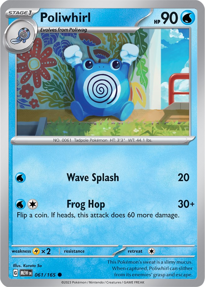Poliwhirl (061/165) [Scarlet & Violet 151] | Good Games North