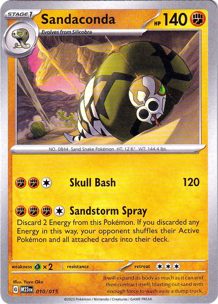 Sandaconda (010/015) [McDonald's Promos: 2023 Collection] | Good Games North