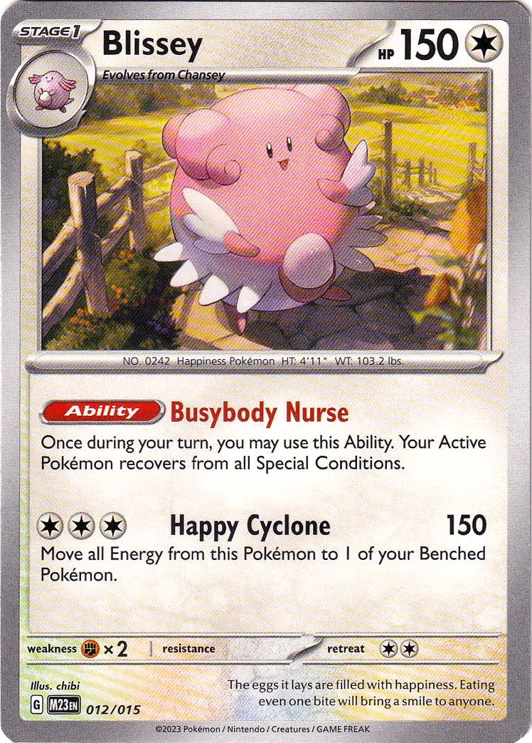 Blissey (012/015) [McDonald's Promos: 2023 Collection] | Good Games North