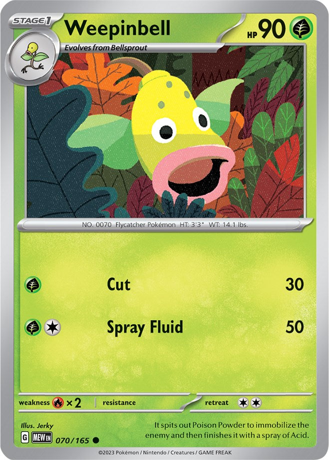 Weepinbell (070/165) [Scarlet & Violet 151] | Good Games North