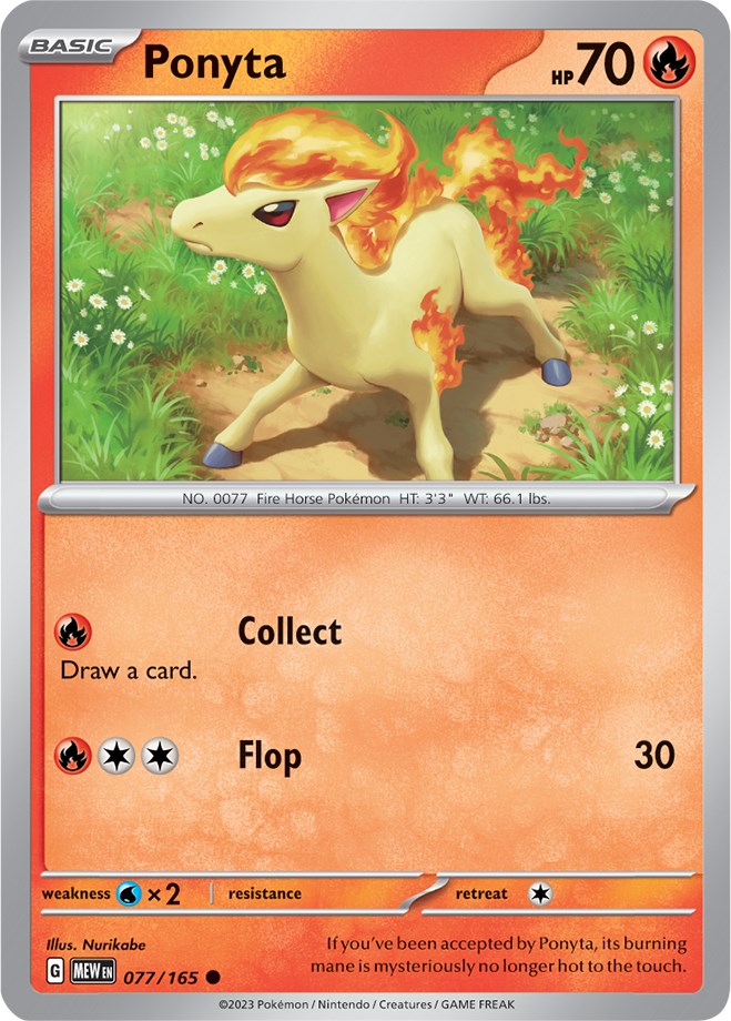Ponyta (077/165) [Scarlet & Violet 151] | Good Games North