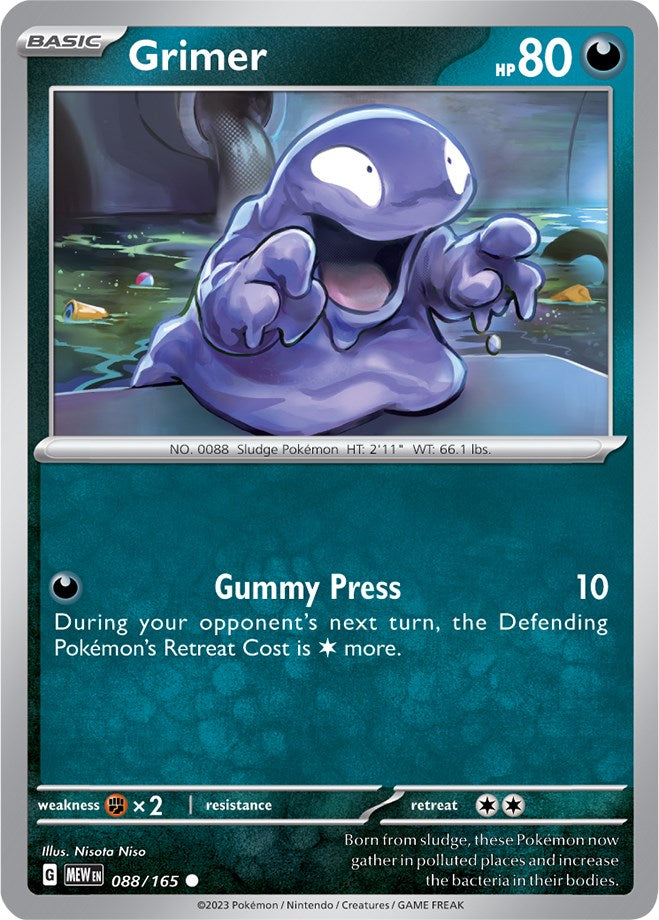 Grimer (088/165) [Scarlet & Violet 151] | Good Games North