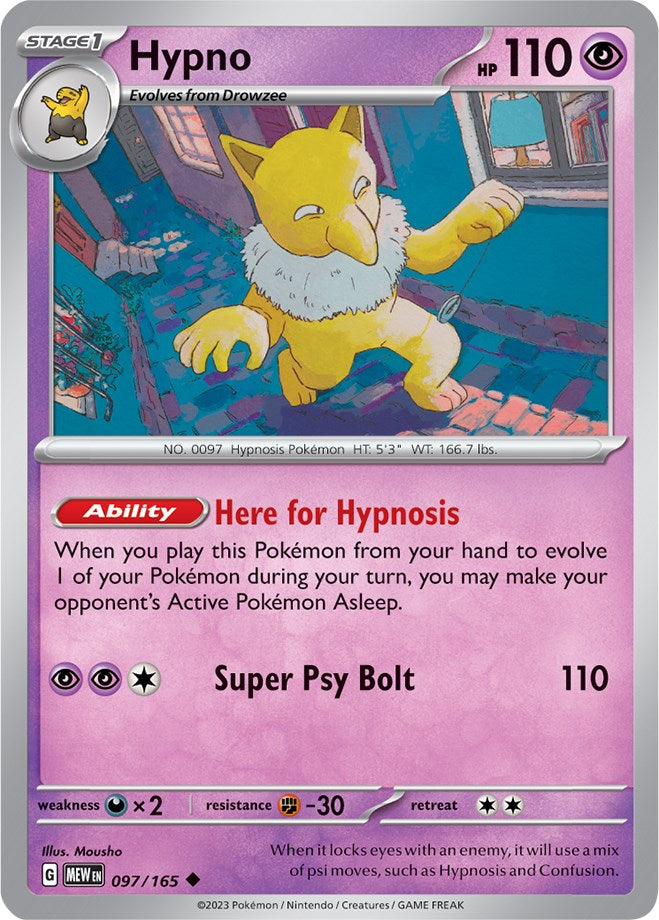 Hypno (097/165) [Scarlet & Violet 151] | Good Games North